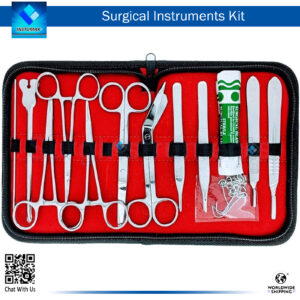 "Dissecting Suture Training Students Kit with Essential Surgical Tools"