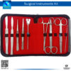 "Minor Surgery Suture Kit 9pcs with Pouch - Essential Surgical Instruments"