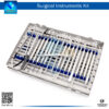 "Microsurgery Instruments Kit Sinus Lift Periodontal 19pcs with Cassette for Professional Use"