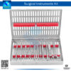 "Oral Surgery Instruments Dental Kit 12 pcs with Sterilization Cassette for Professional Use"