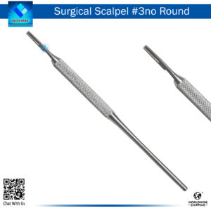 Surgical Scalpel #3 Round Handle – Precision Cutting Tool for Surgical Procedures