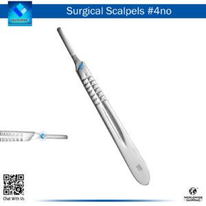 "Surgical Scalpels #4 No for precision cutting in surgeries"