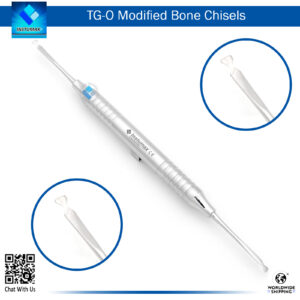 TG-O Modified Bone Chisels - Surgical Instruments for Bone Shaping and Contouring