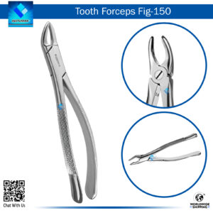 Tooth Forceps Fig 150 – Precision Tool for Upper Anterior Teeth Extraction