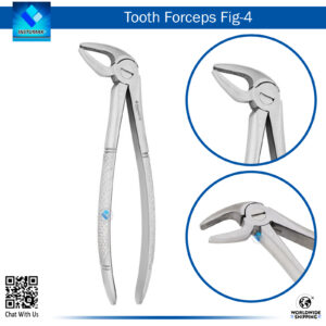 Tooth Forceps Fig 4 – Precision Tool for Upper Anterior Tooth Extractions