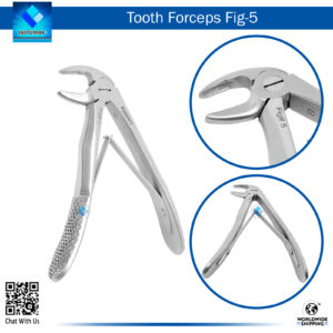 Tooth Forceps Fig 5 – Designed for Upper Molar Extraction