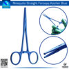 Pean Straight Kocher Forceps for Secure Clamping and Grasping in Surgical Procedures"