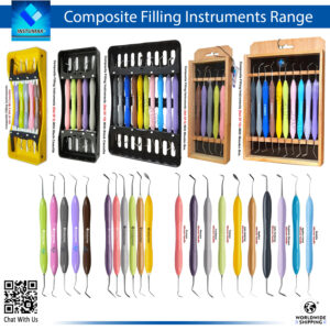 Dental Composite Filling Instruments Range  – Silicone Handles